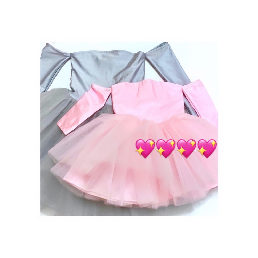 KIDS TULLE STRAPLESS DRESS - Picture 5 of 5